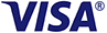 Blue VISA logo